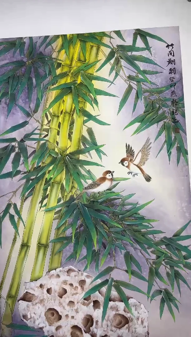 国画秦燕格国画手绘作品Y40