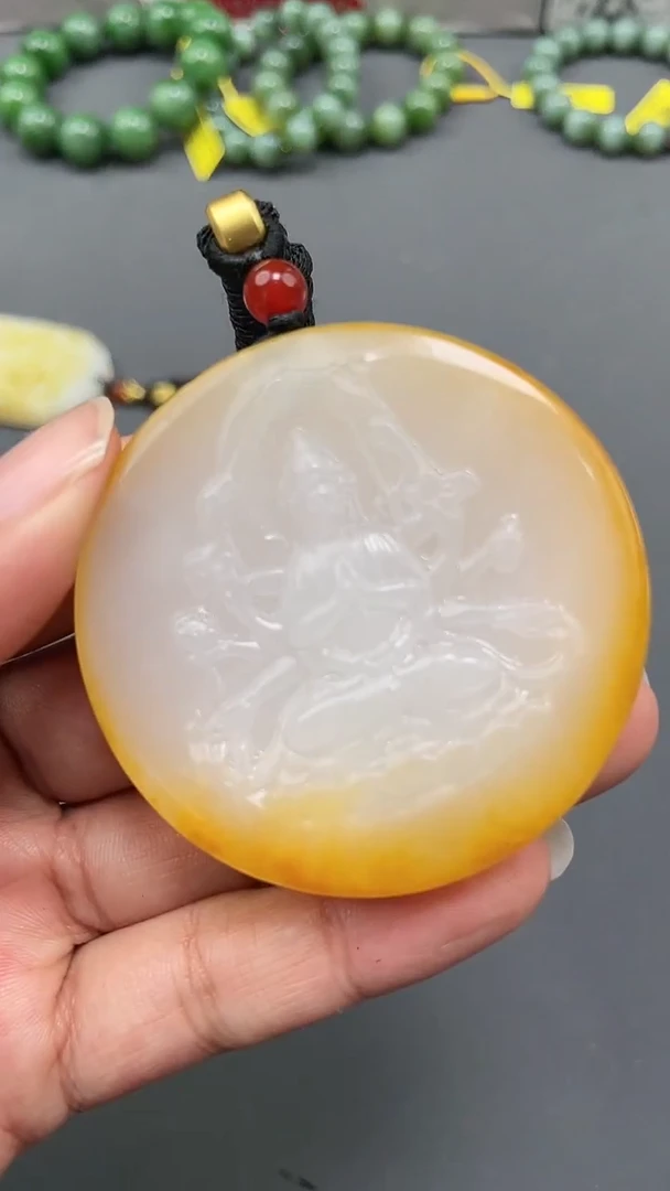 颈饰未镶嵌和田玉XT11.13多样性拍一发一7