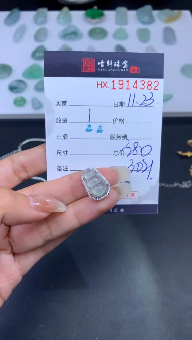 未镶嵌挂件翡翠菲****眠哈轩 吊坠1