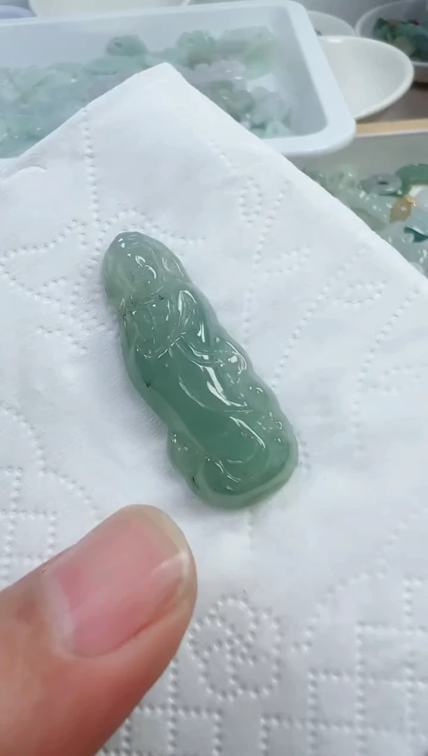 散珠翡翠626号链接，A货翡翠