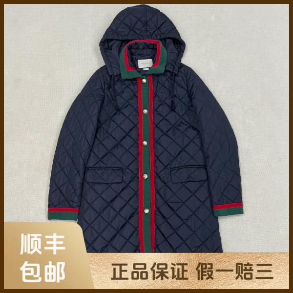 妃鱼/古驰/锦纶/大衣/95新/s零九一五