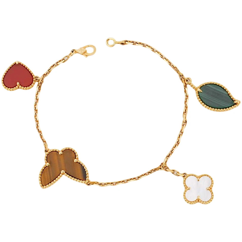 99新 梵克雅宝 展会/Vcard79600 幸运草四花手链/JL22010631