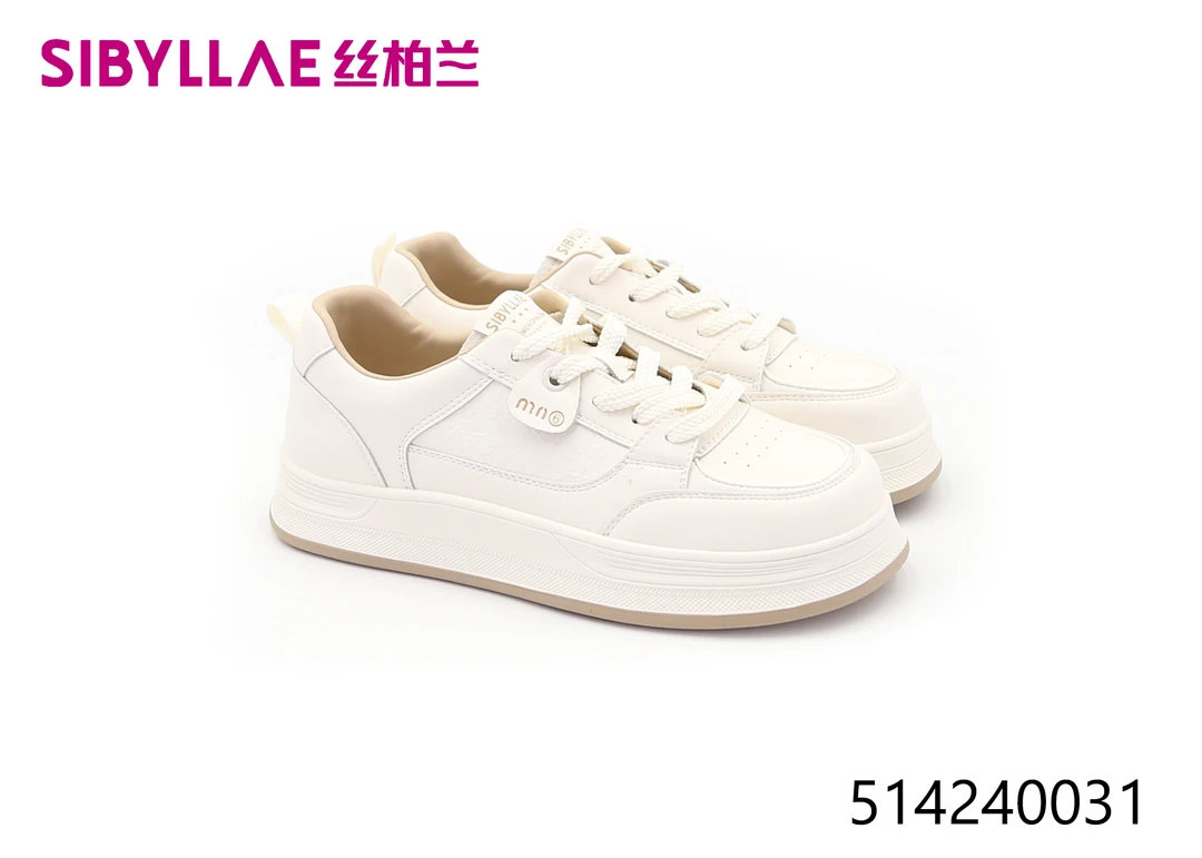 丝柏兰2025春季新款女板鞋