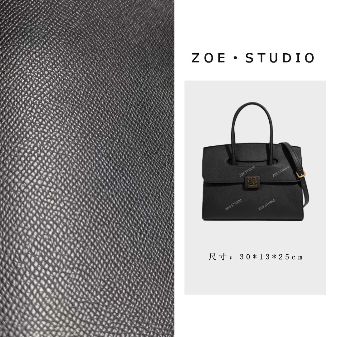 【佐伊甄选】CF-3180-1-黑色轻奢女士时尚复古百搭小众斜跨包包