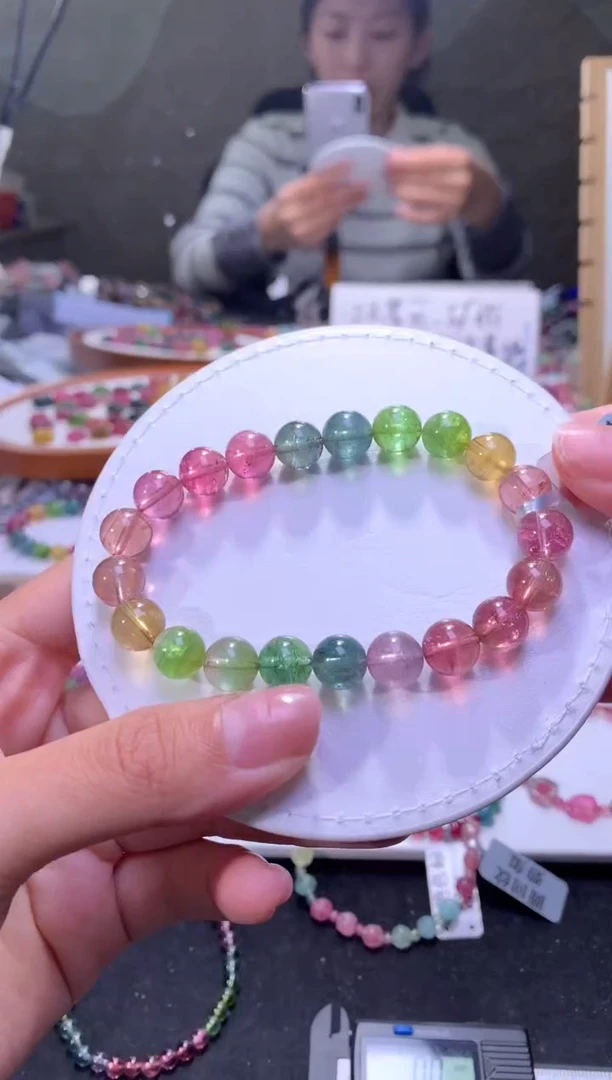 未镶嵌手串碧玺A27【天然碧玺】