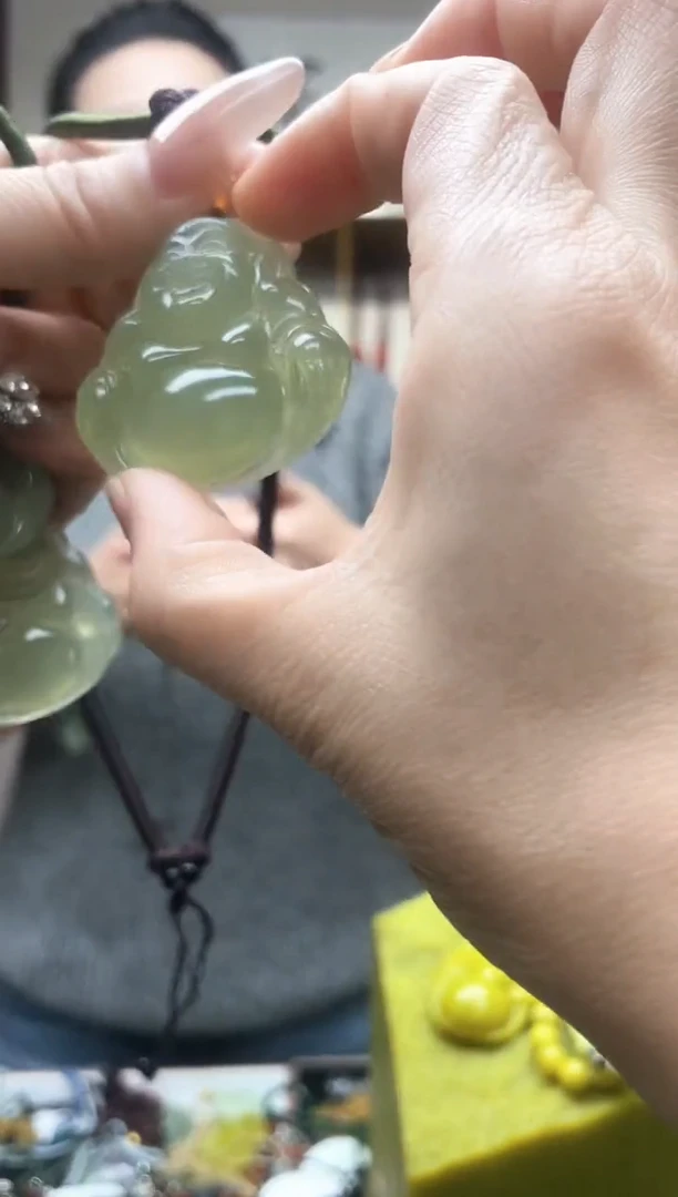未镶嵌岫玉吊坠多样性发货拍一发一
