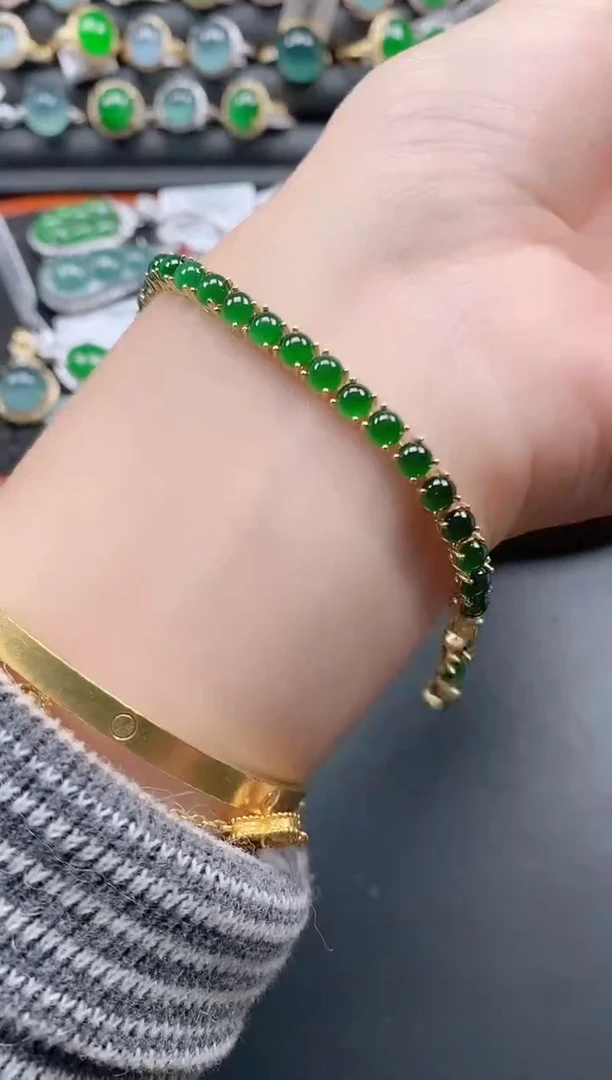 银S925镶嵌戒指翡翠11111