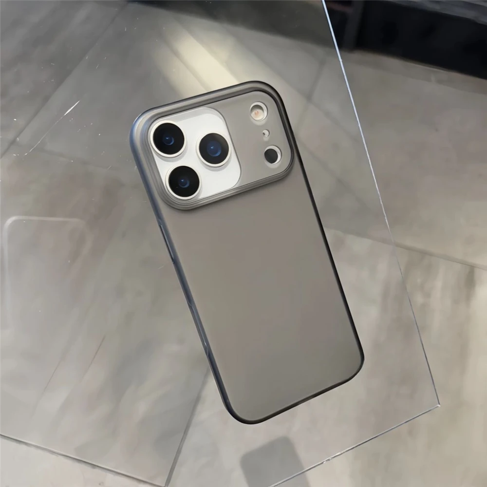 适用苹果17pro手机壳新款iPhone17air防指纹磨砂17超薄防摔PC硬壳