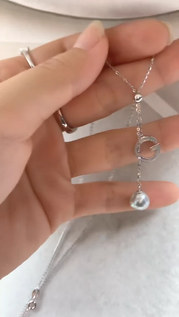 套链银S925镶嵌海水珍珠多样性发其一