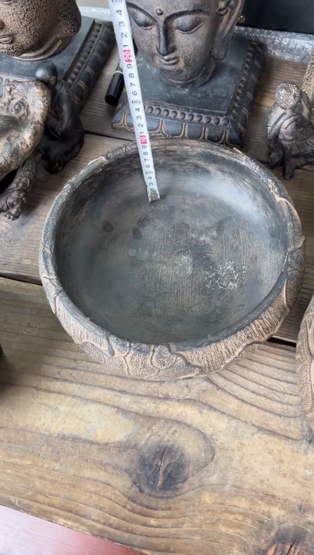 陶土【火山泥】荷韵盆