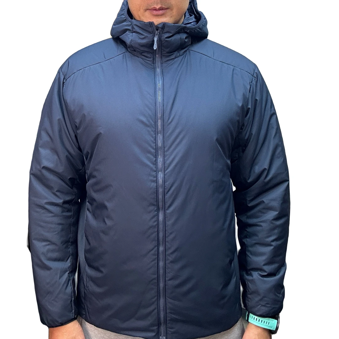 M黑连帽男士保暖外套