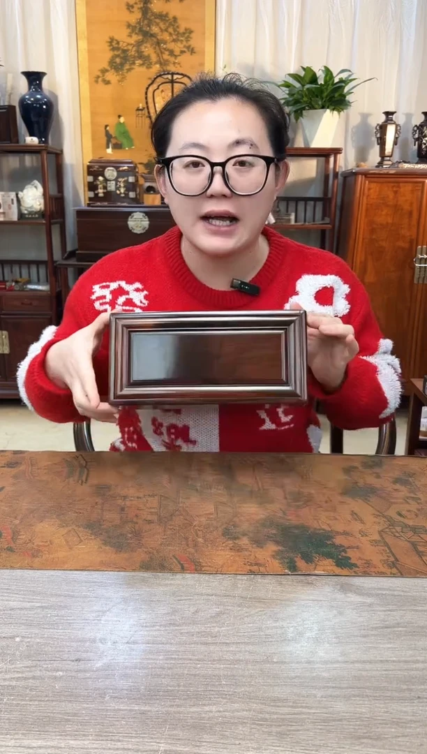 【闪购商品】红酸枝木类成套家具大红酸枝 机关抽拉盒26*12.5*8