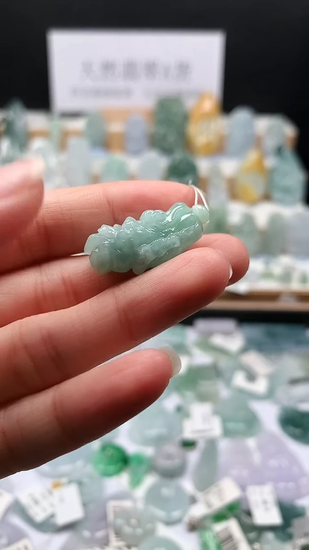 吊坠(不含链)未镶嵌翡翠49白菜