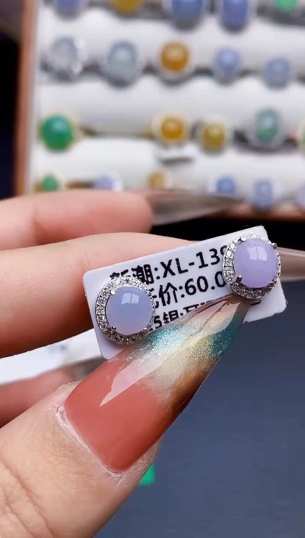 银S925镶嵌戒指翡翠2627