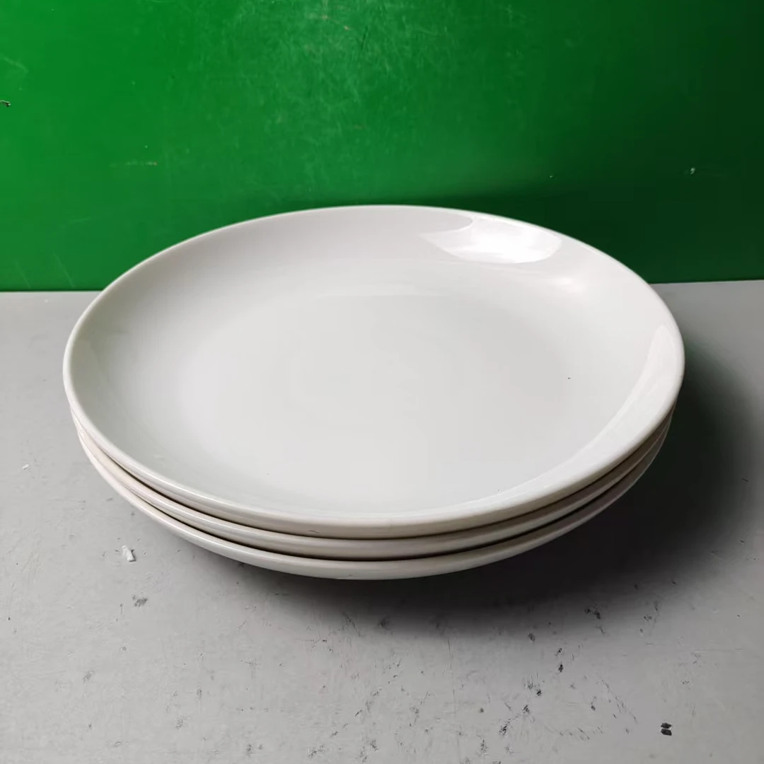 m2358 盘2个（口径22高3）陶瓷餐具 D4
