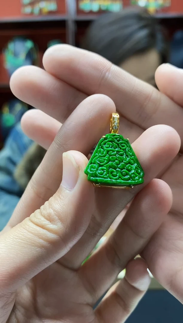 颈饰未镶嵌翡翠翡翠吊坠-42