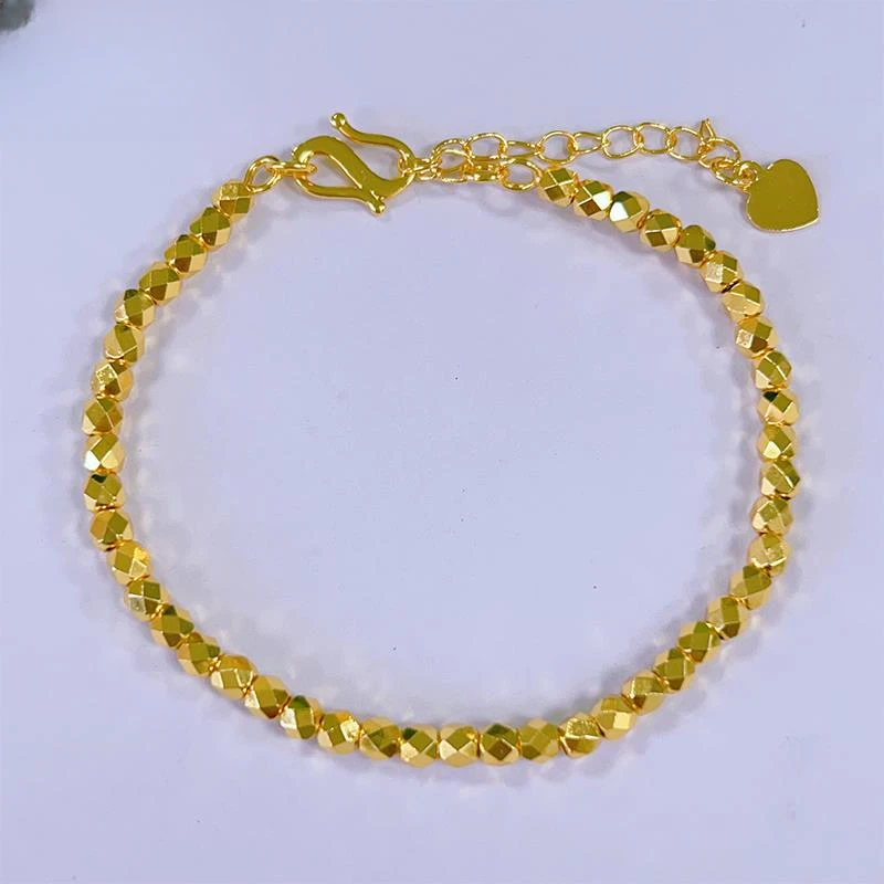 合金手链 【晓蕾专享】合金爆闪碎碎金手链 HEJS288