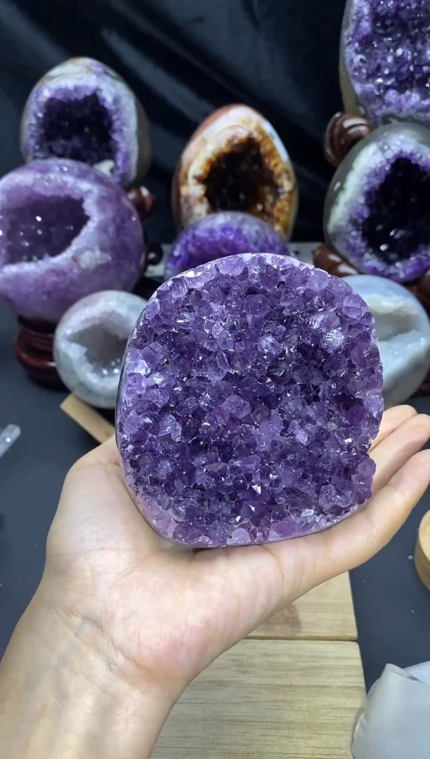 未镶嵌大型摆件（非配饰）紫晶395号摆件