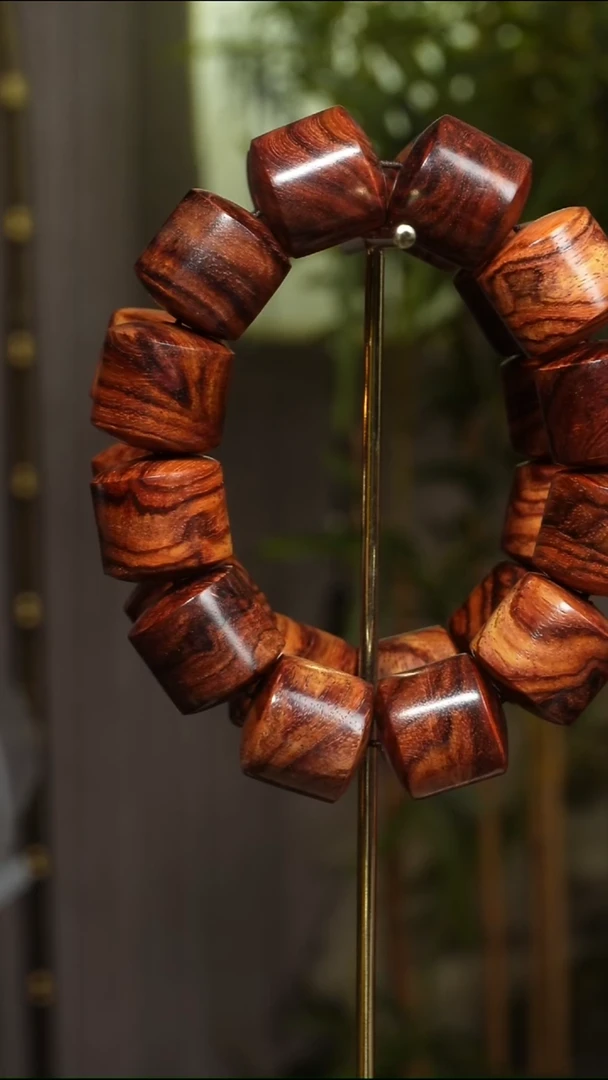 手串/手链黄花梨/降香黄檀海南黄花梨2.0cm豪爽桶珠