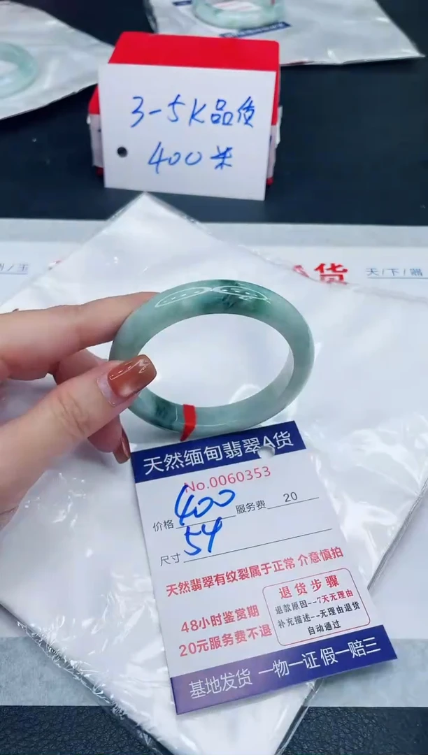 未镶嵌手镯翡翠400.00