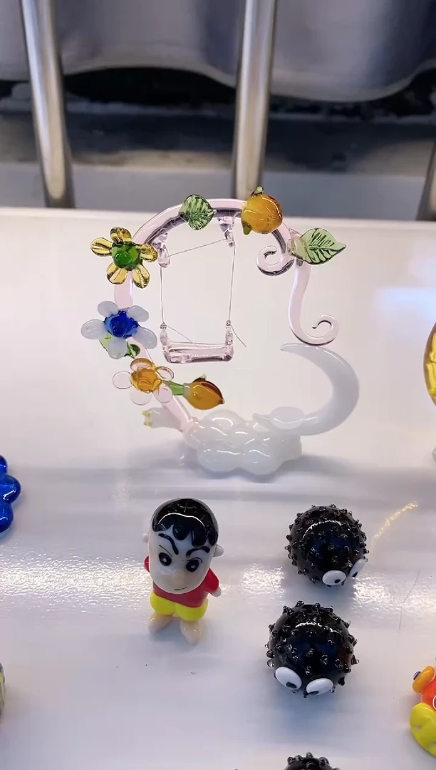 手工艺品琉璃秋千