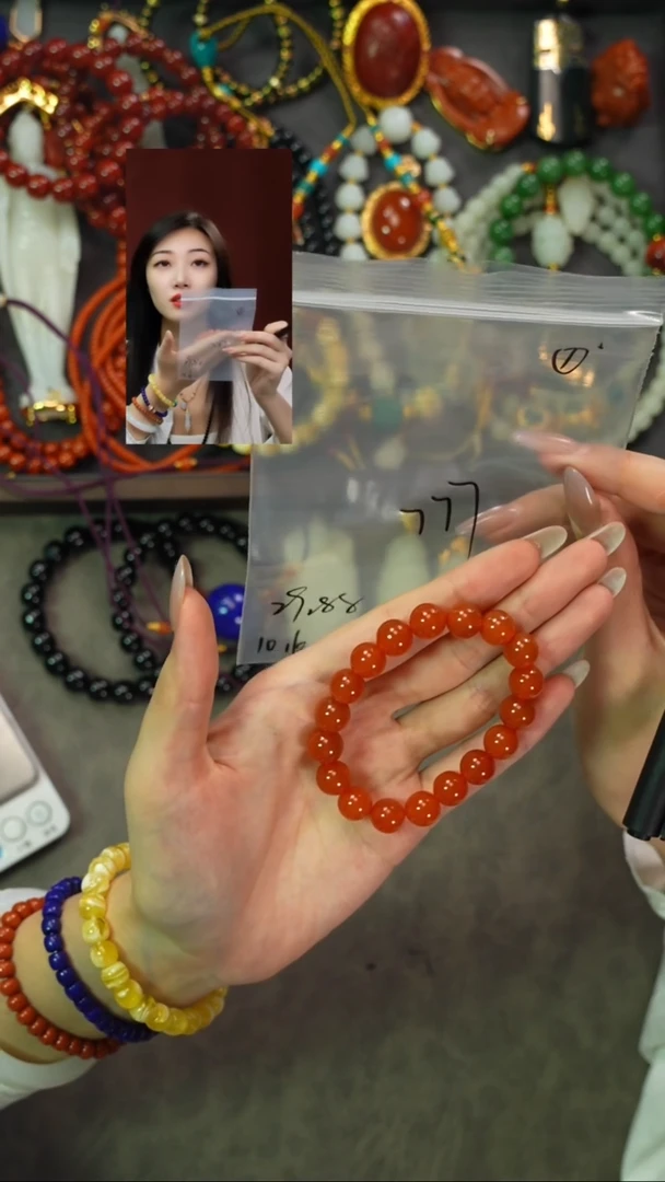玛瑙/玉髓手串未镶嵌皓****雨遇见匠心品质回血