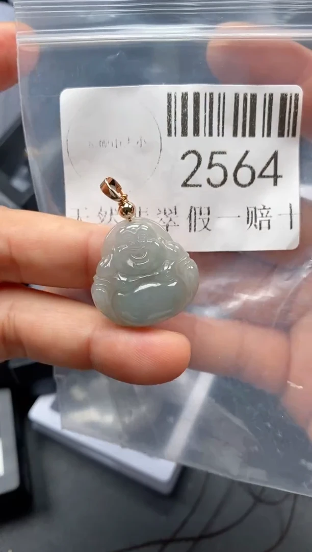 翡翠未镶嵌吊坠(不含链)2564