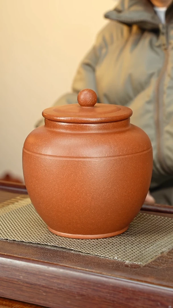 宜兴原矿紫砂茶叶罐