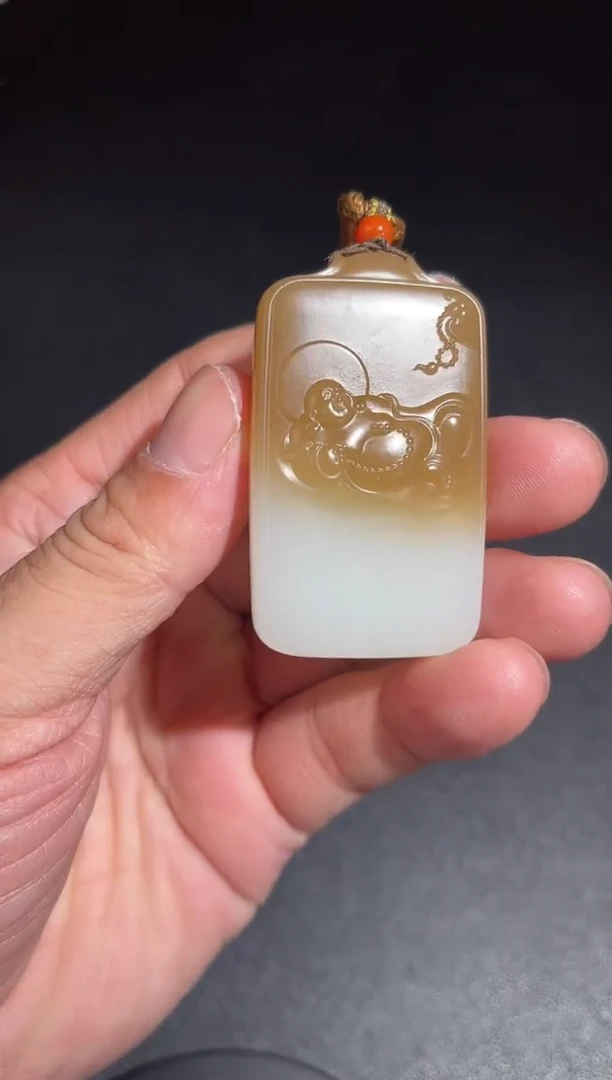 吊坠(不含链)未镶嵌和田玉佛公 tg