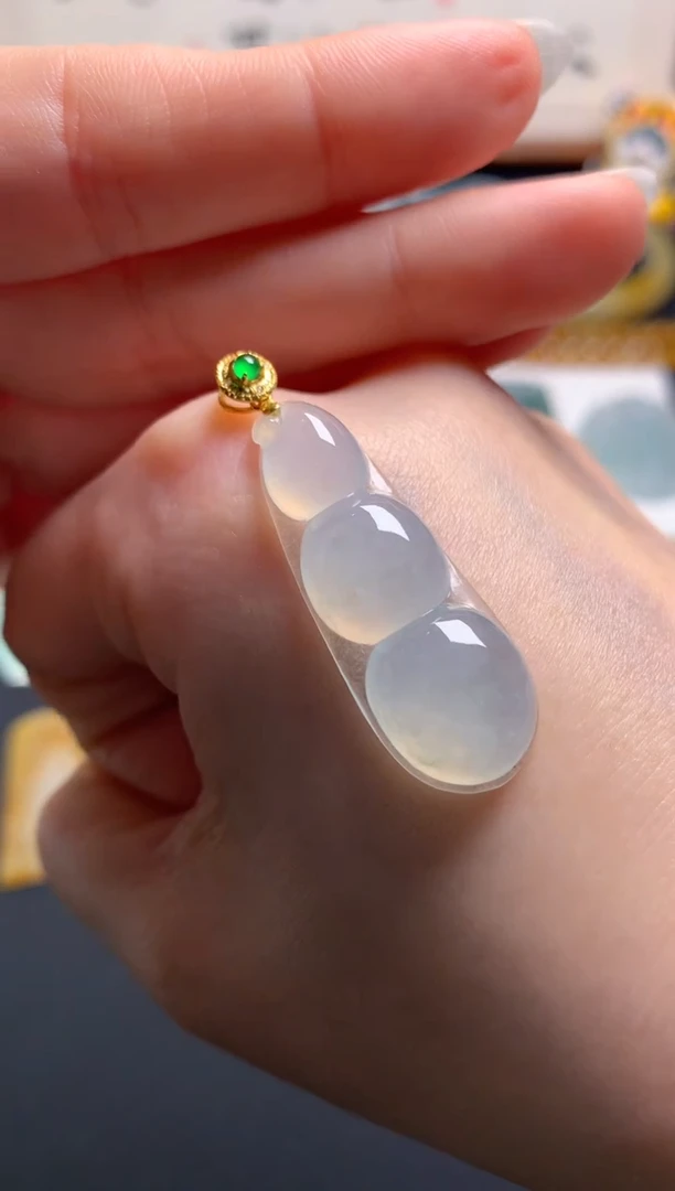 【闪购商品】翡翠颈饰18K金镶嵌0011854647  镶嵌费