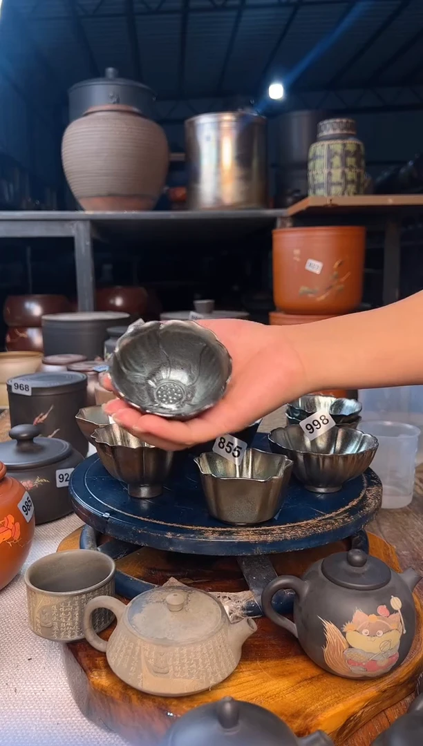 柴烧柴烧小莲花杯【缘分发】60CC