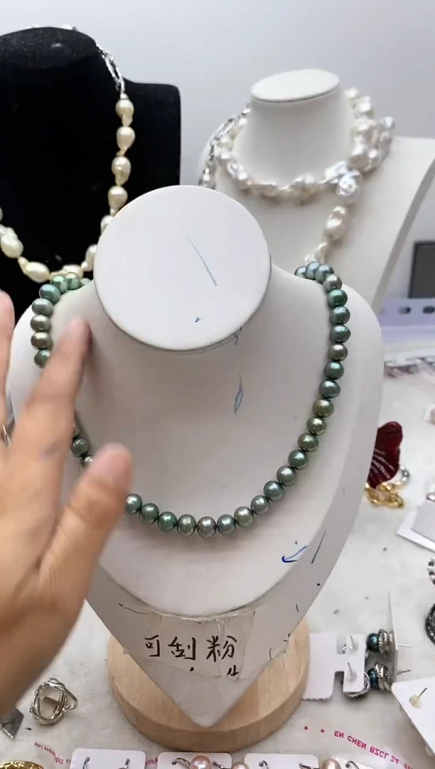 【闪购商品】淡水珍珠颈饰钛钢123
