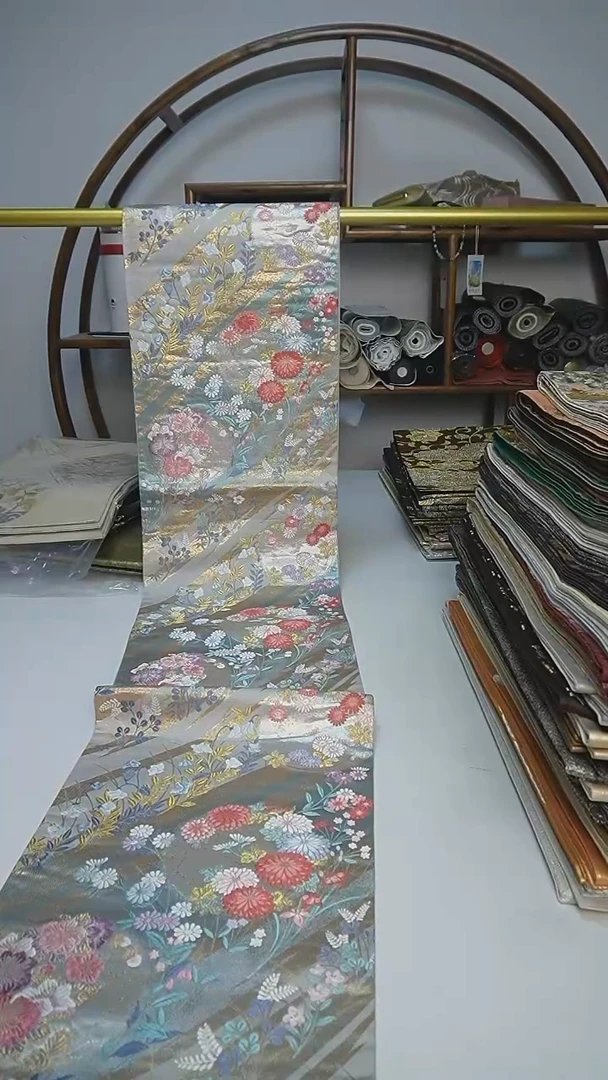 织绣53西阵织六通团花