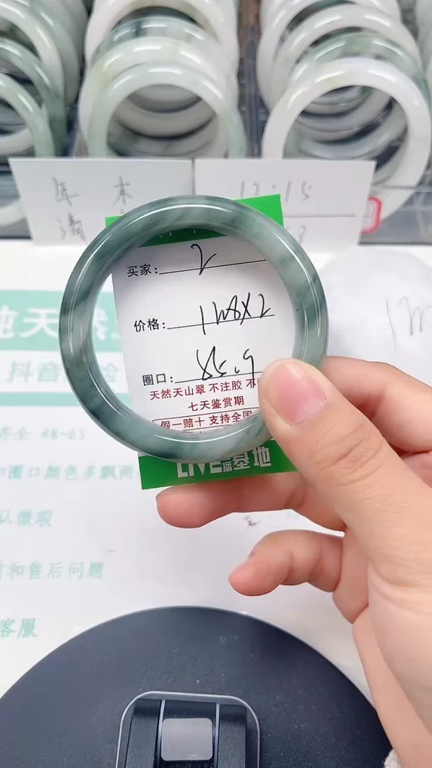 未镶嵌手镯石英质玉02-54/55