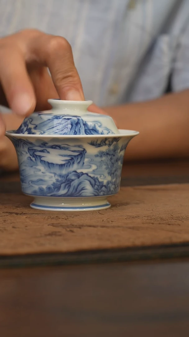 瓷片柴窑青花破价福利