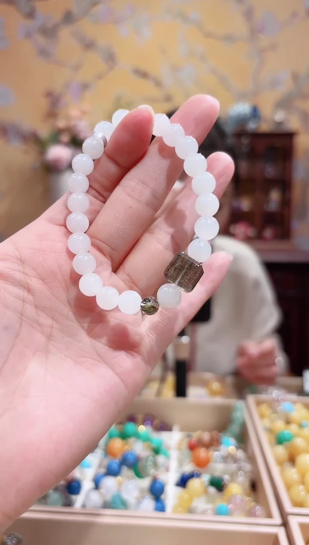 未镶嵌手链和田玉和田白玉设计款