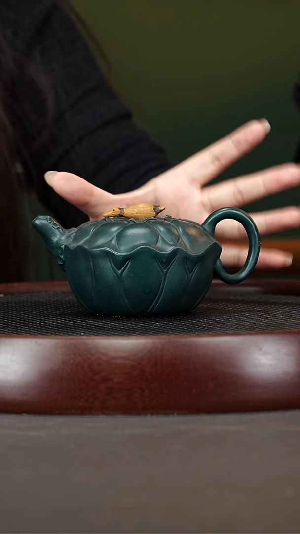 茶壶紫砂30GJF春江水暖 蒋家绿泥