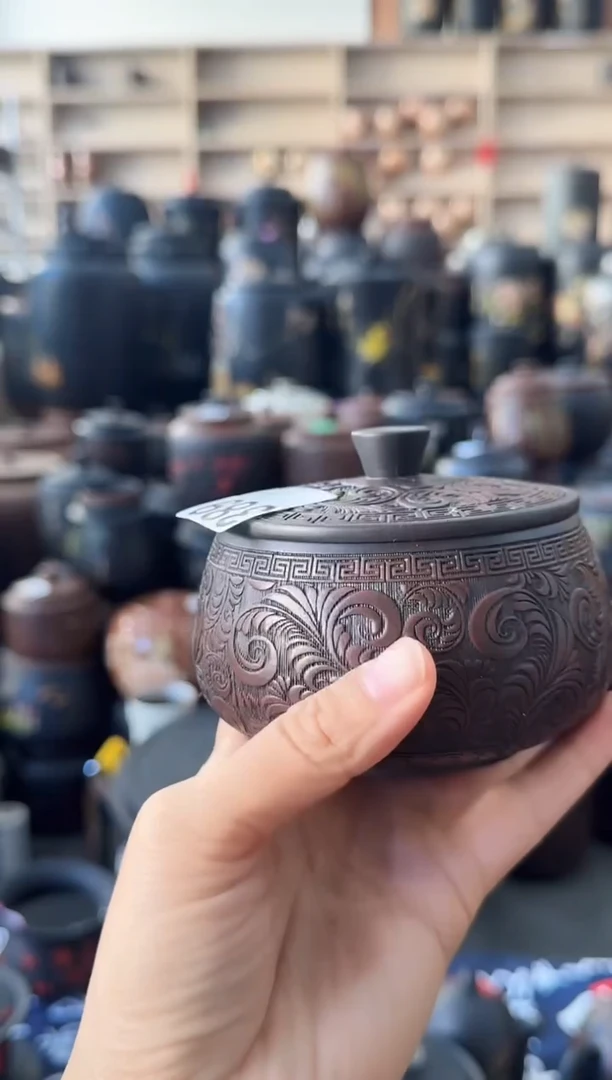 罐完品 50克满雕凤凰花  389