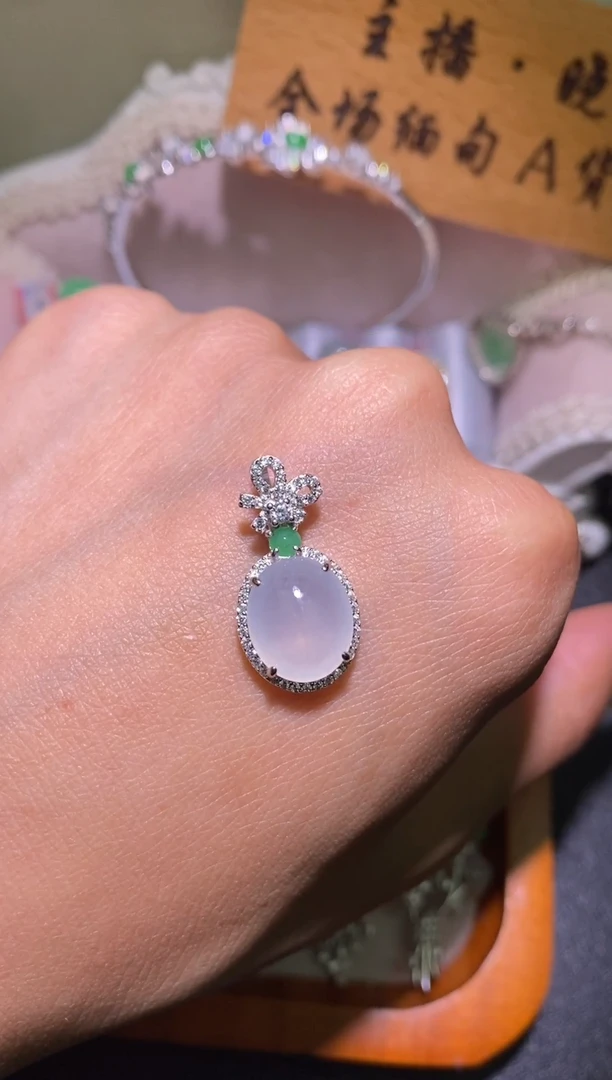 银S925镶嵌戒指翡翠039