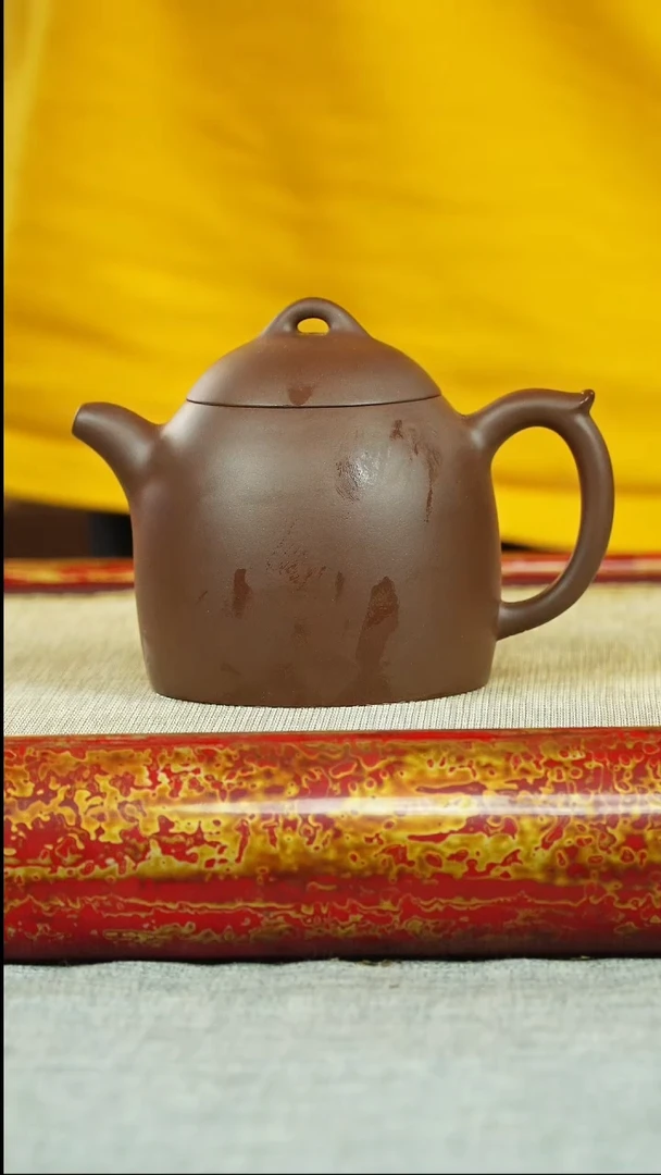茶壶紫砂秦权 紫泥 魏加峰制