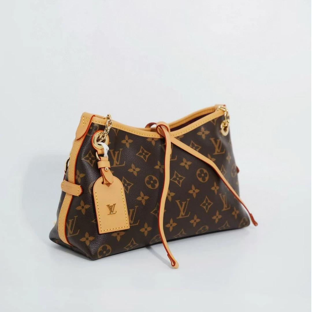未使用 LouisVuitton/路易威登 carryall BB手袋，芯片款，