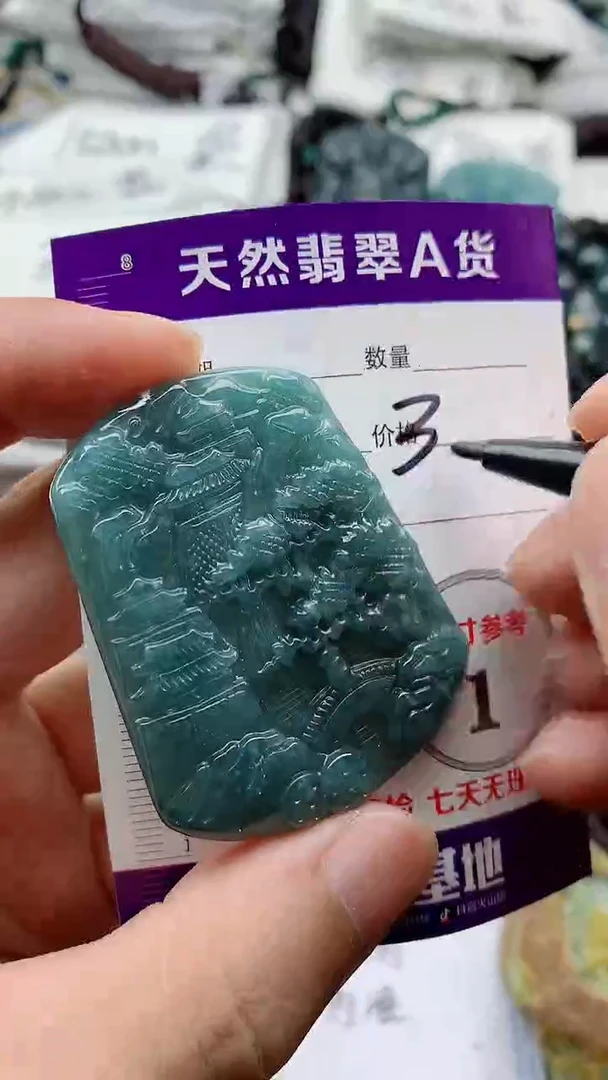 翡翠未镶嵌颈饰林****明888