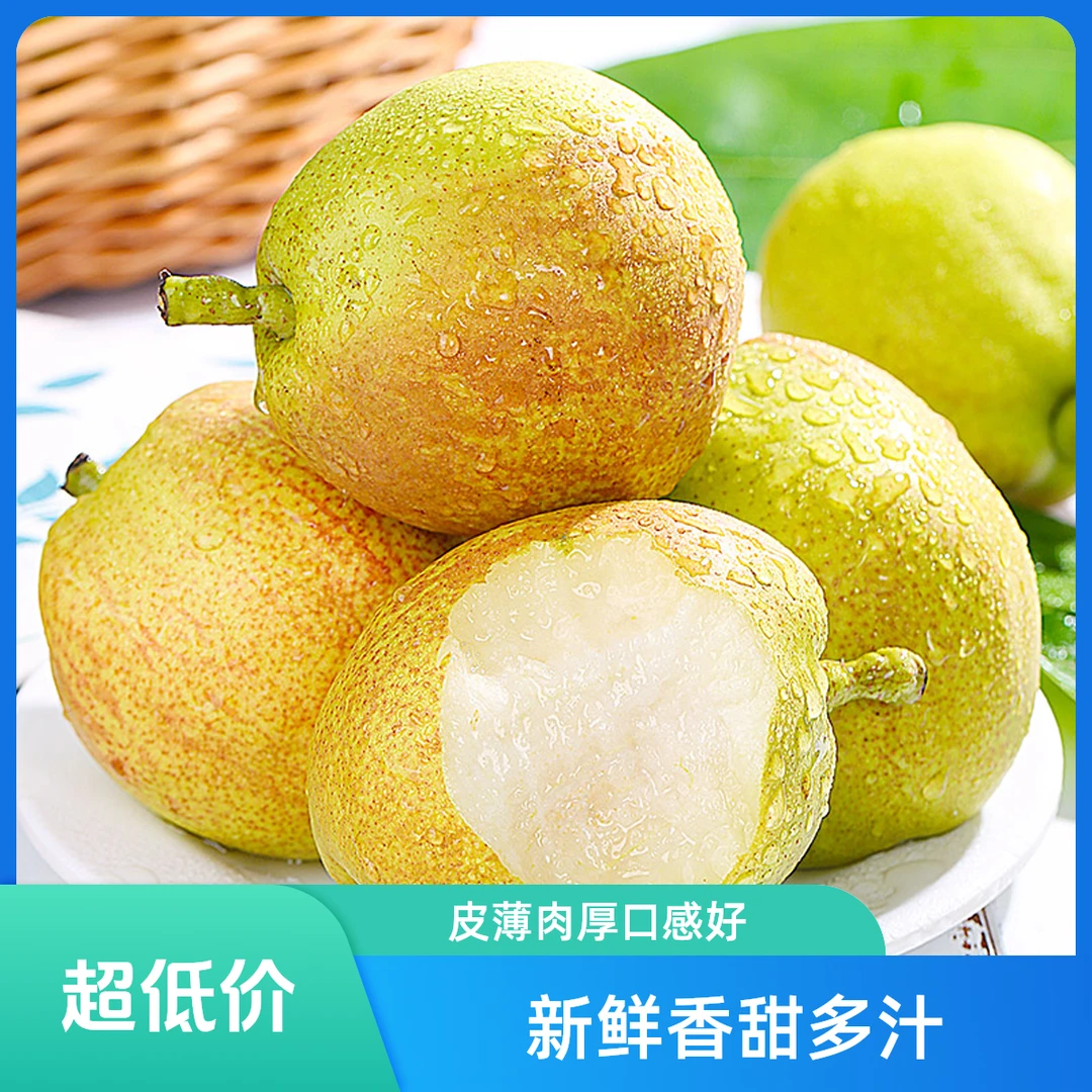 【顺丰包邮】【次日达】正宗新疆库尔勒香梨纯甜化渣