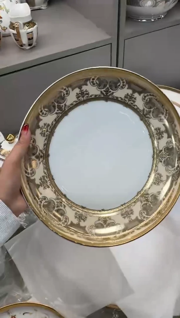 【闪购商品】瓷片12英寸窝盘 1个 瑕 福利价