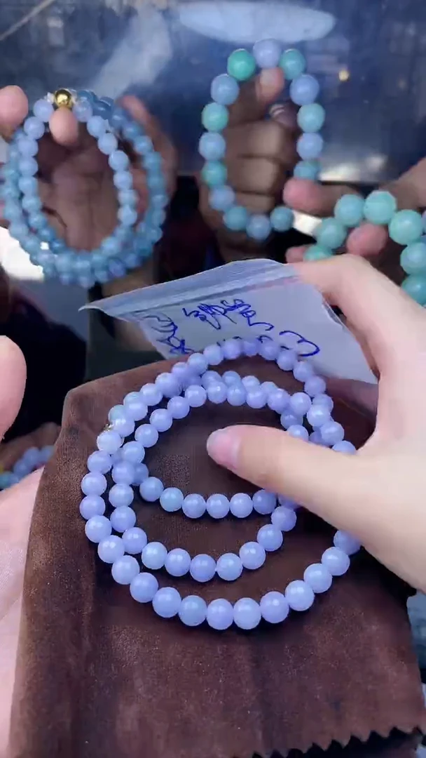 【闪购商品】定制翡翠未镶嵌珠串