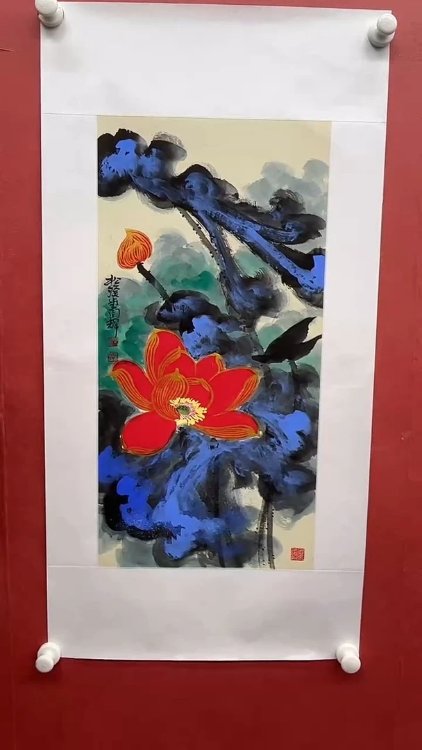 国画闫辉-2平尺-花鸟-补书