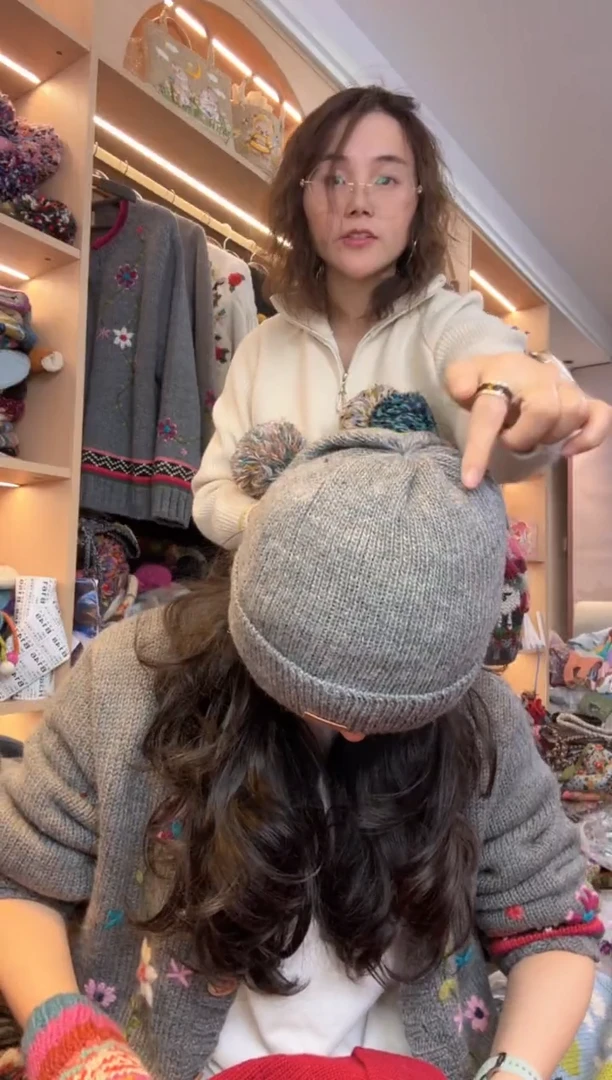 纯棉深灰色纯色帽