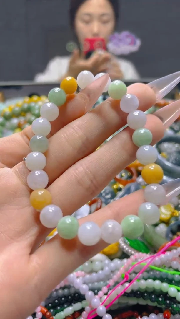 颈饰未镶嵌翡翠7MM