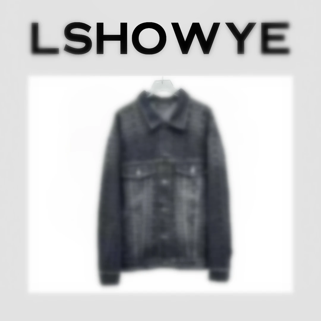 LSHOWYE｜激光字母牛仔外套609018