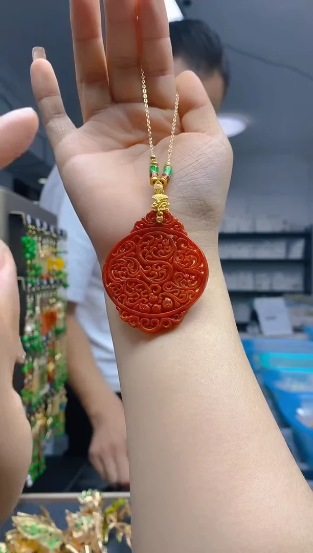 【闪购商品】翡翠耳饰合金131翡翠锁骨链